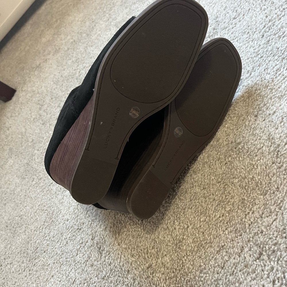 Womens Black Suede Shoes